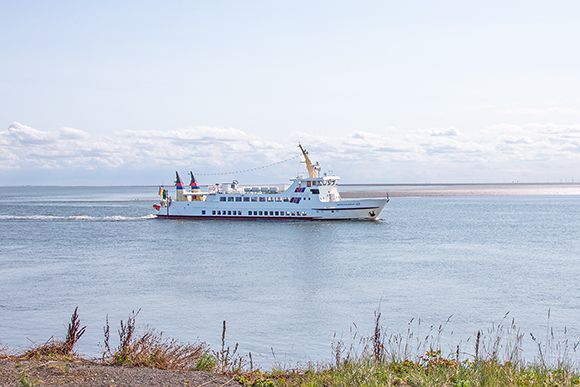 Anreise mit der Wappen von Borkum