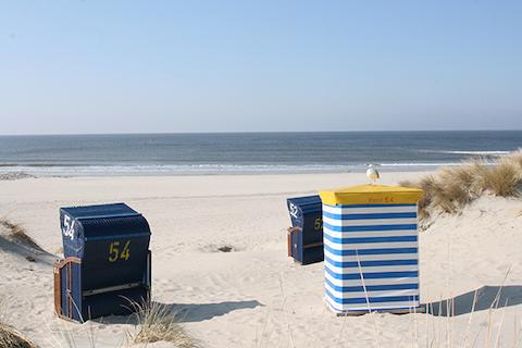 Strandidylle auf Borkum